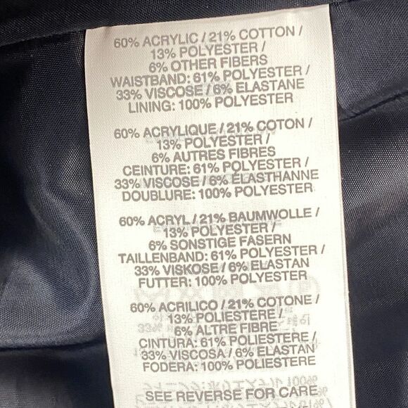 J.CREW Mini Skirt Womens Size 6 Multicolor Tweed Lined Fringed Raw Hem Back Zip - Picture 5 of 13